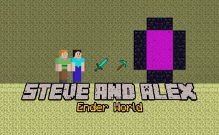 Image Steve and Alex Ender World